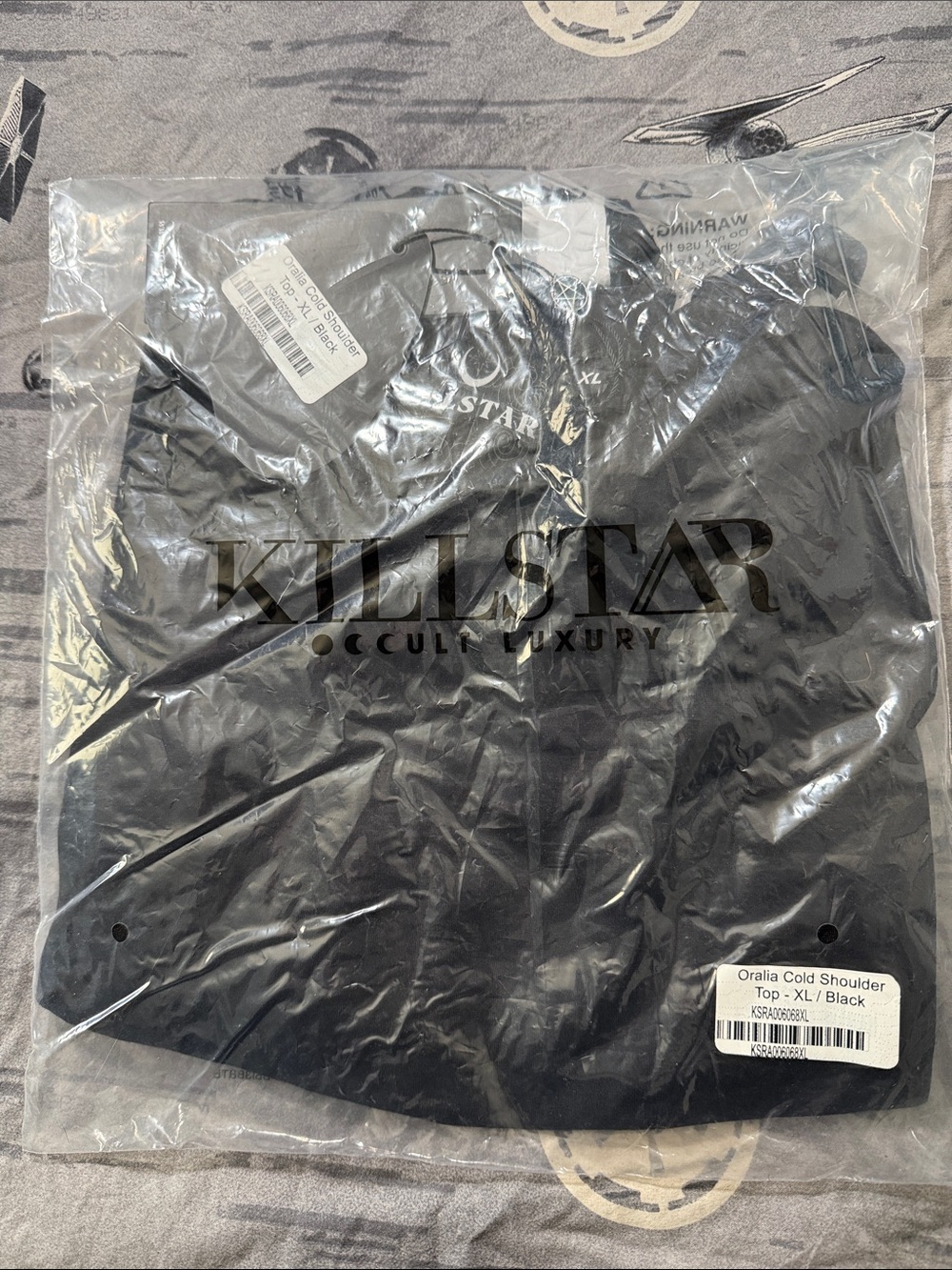 BNWT KILLSTAR ORALIA COLD SHOULDER TOP XL - Picture 2 of 5